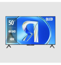 Телевизор Яндекс ТВ Станция Бейсик с Алисой 50" QLED, 4K UHD YNDX-00079