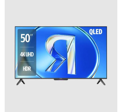 Телевизор Яндекс ТВ Станция Бейсик с Алисой 50" QLED, 4K UHD YNDX-00079 Телевизор Яндекс ТВ Станция Бейсик с Алисой 50" QLED, 4K UHD YNDX-00079
