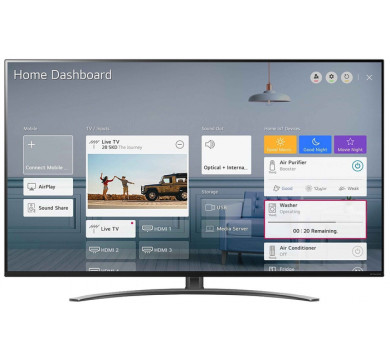 65" Телевизор LG 65NANO866PA 2021, темный металлик